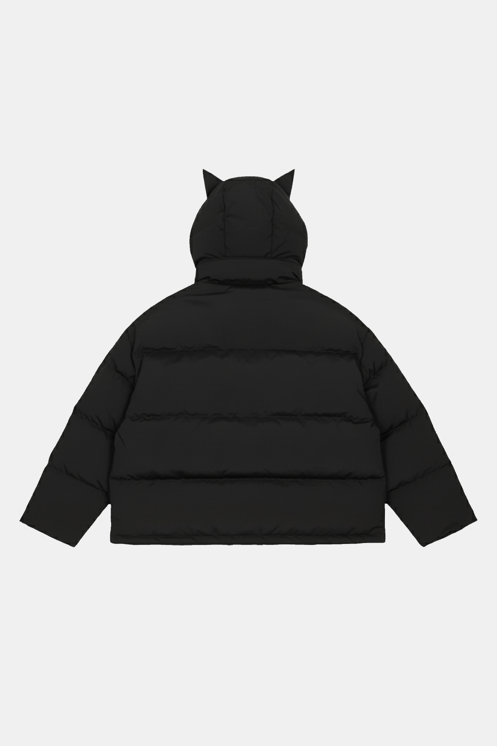 Puffer jacket with horn