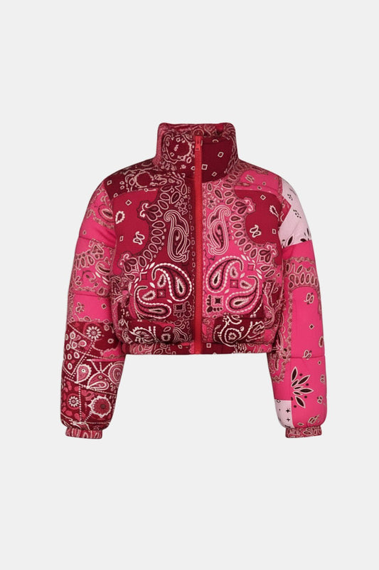 Bandana puffer jacket
