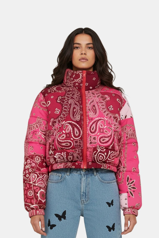 Bandana puffer jacket