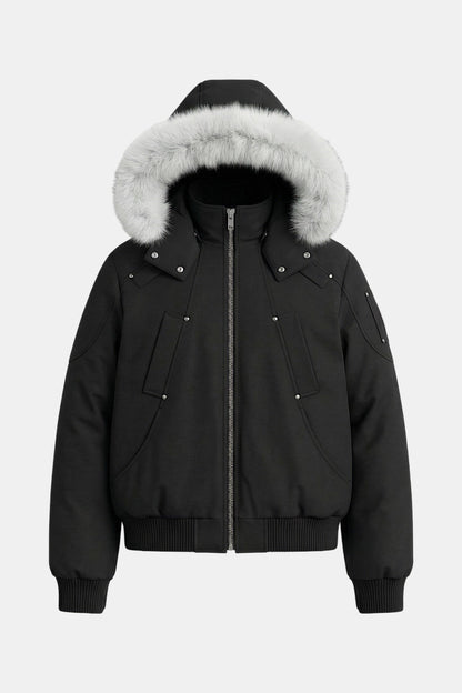 Doudoune capuche fourrure