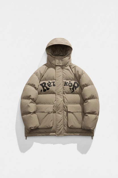 Drill puffer jacket UK