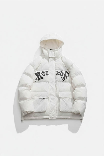Drill puffer jacket UK
