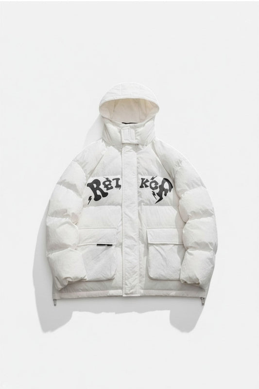 Drill puffer jacket UK