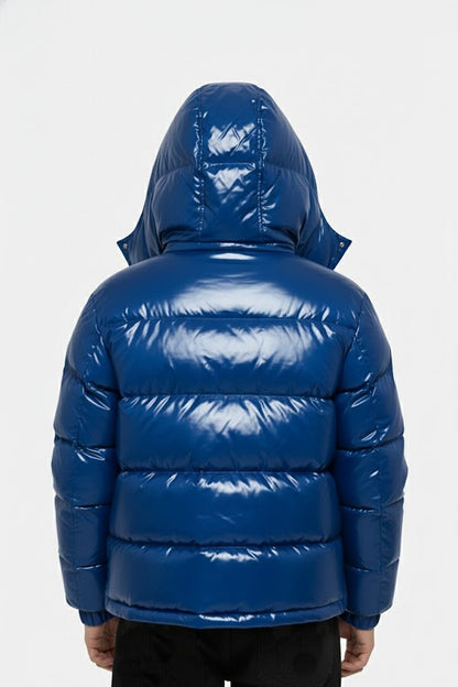 Skeleton puffer jacket