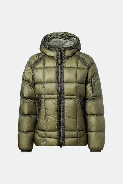 Technical puffer jacket