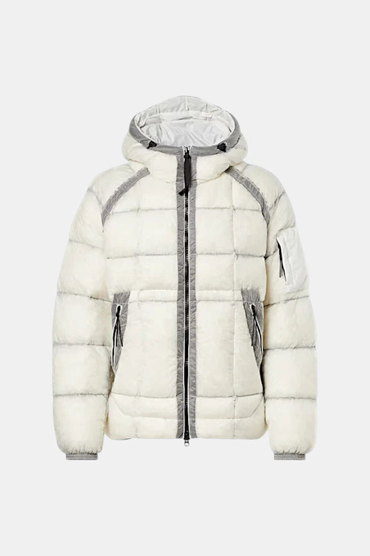 Technical puffer jacket