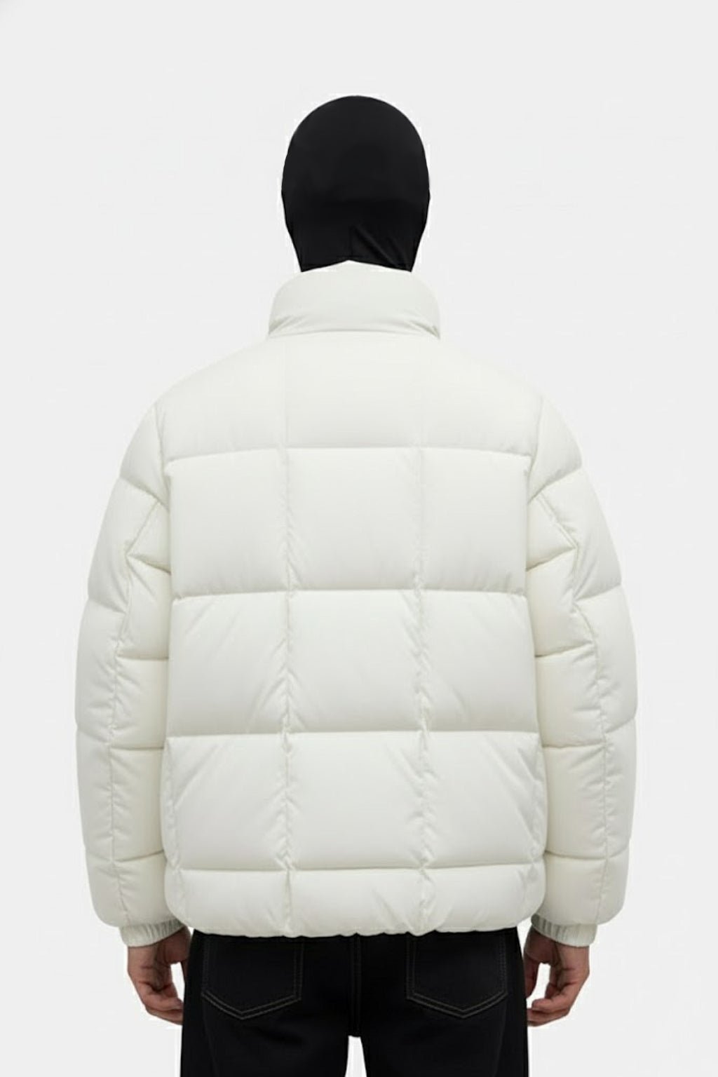 Braided puffer jacket