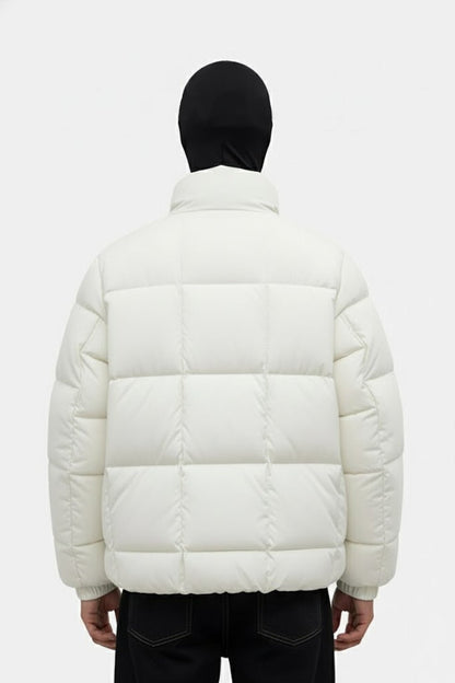 Braided puffer jacket