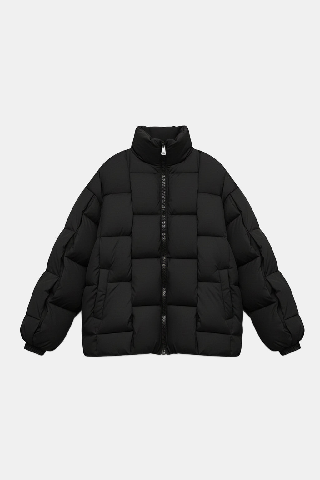 Braided puffer jacket