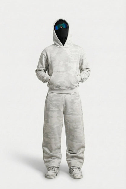 Ensemble camouflage blanc