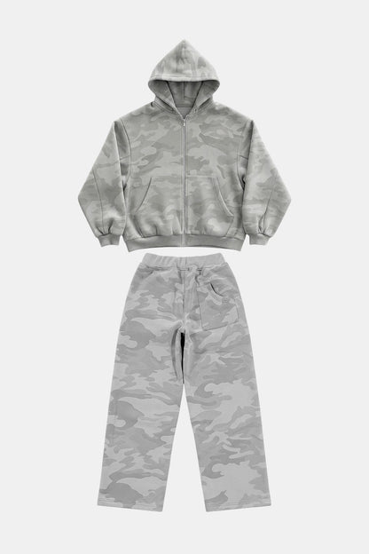Ensemble camouflage blanc