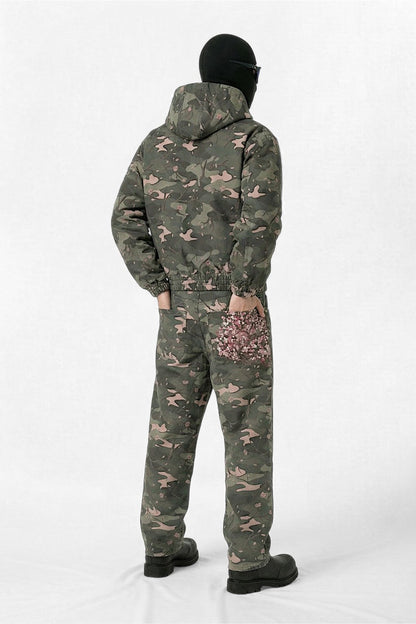 Ensemble camouflage brodee