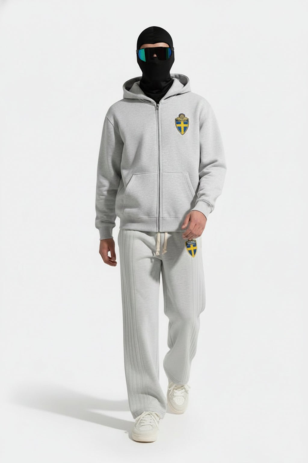 Suede soccer set