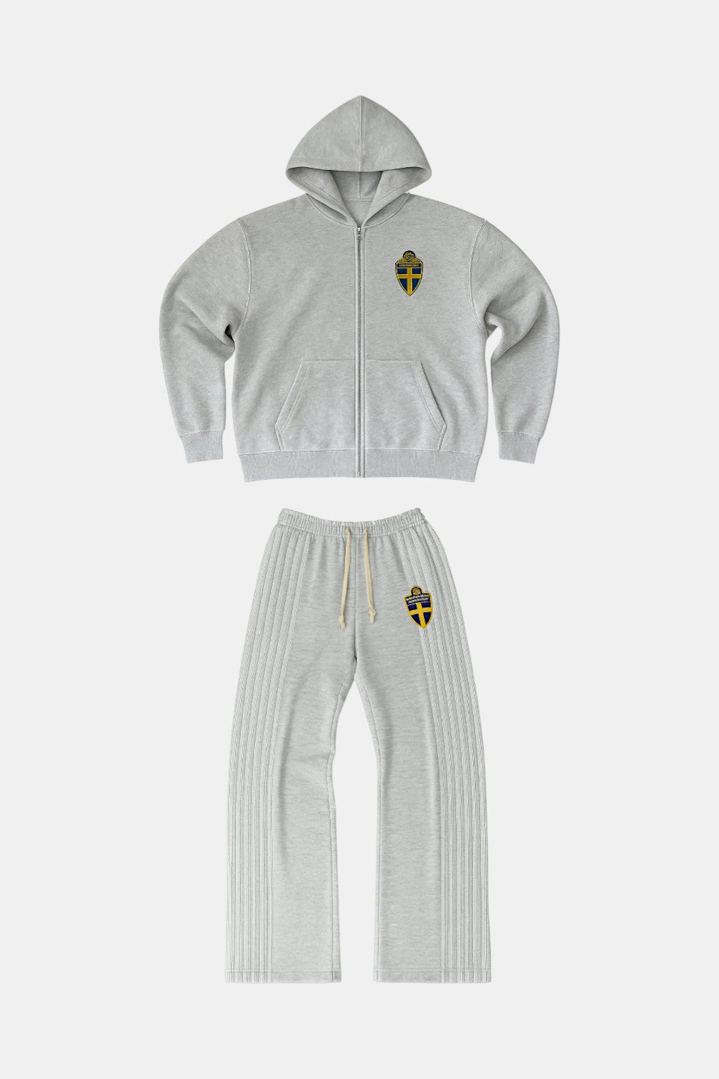 Suede soccer set