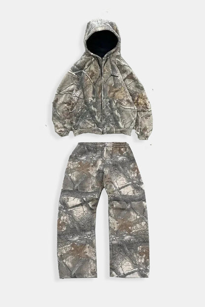 Ensemble jogging camo