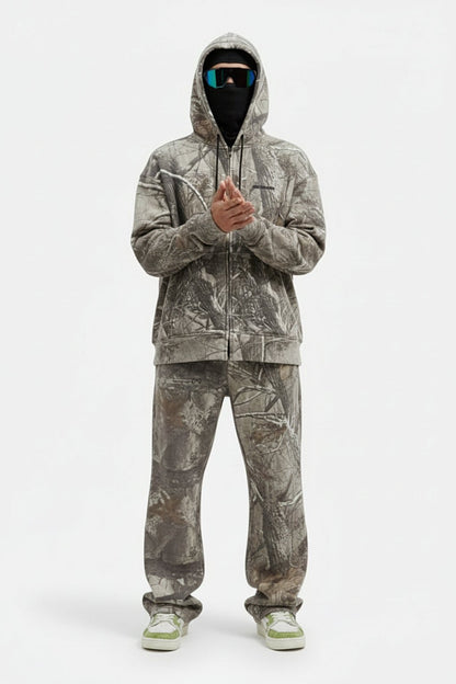 Ensemble jogging camo
