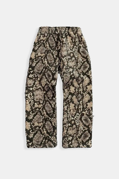 Snake print jogger set
