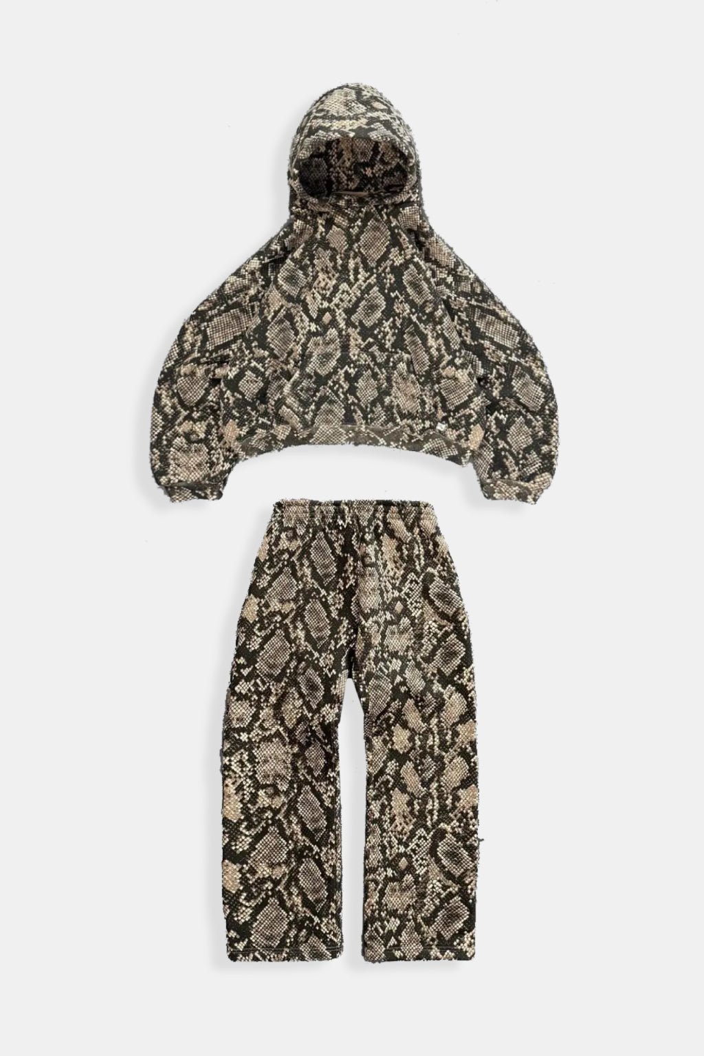 Ensemble jogging serpent