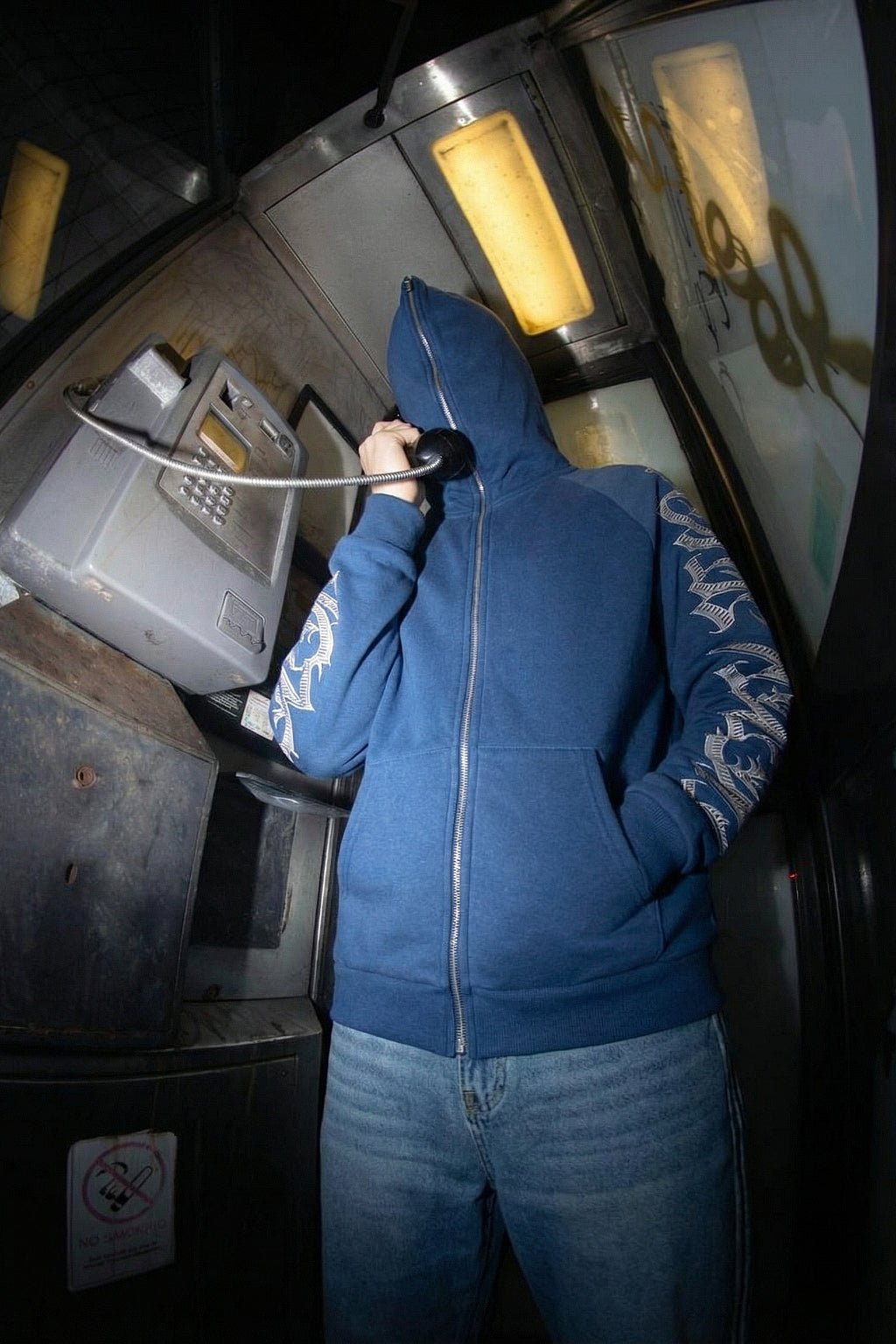 Blue full zip