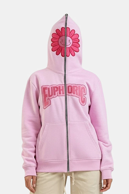 Pink full zip