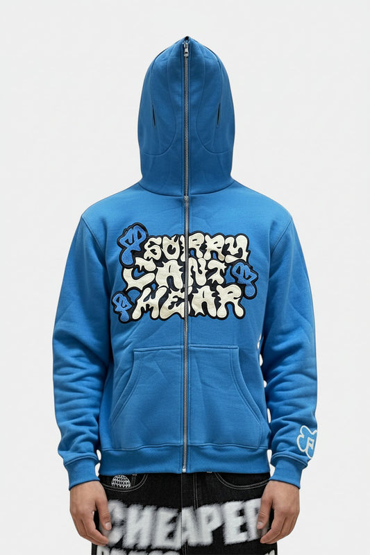 Full zip "Sorry can't hear"