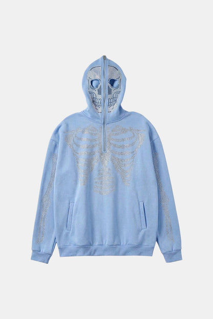 Full zip squelette