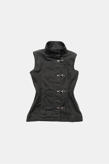 Gilet jean sans manches