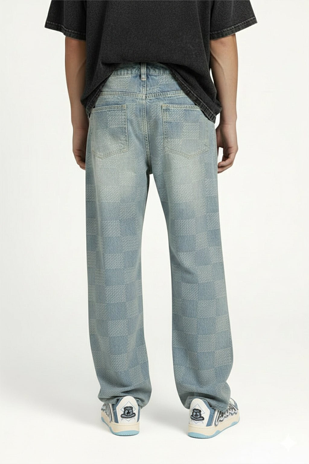 Plaid jeans