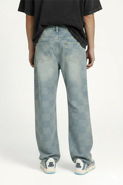 Plaid jeans