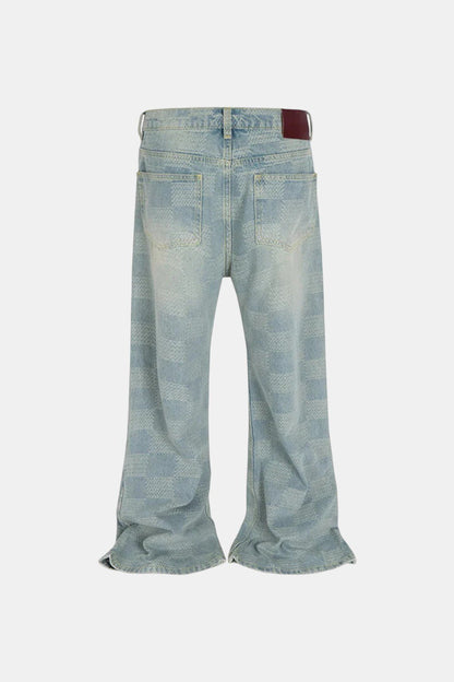 Plaid jeans