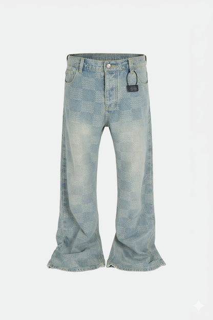 Plaid jeans