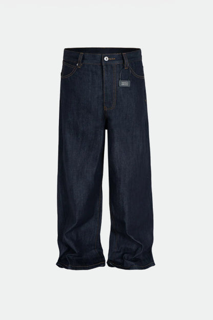 Raw baggy jeans
