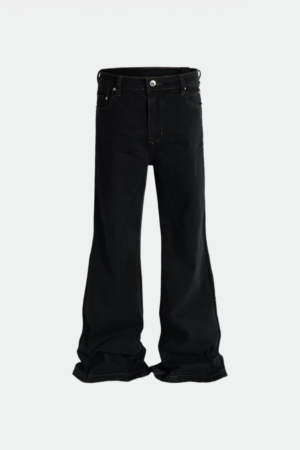 Black barrel jeans