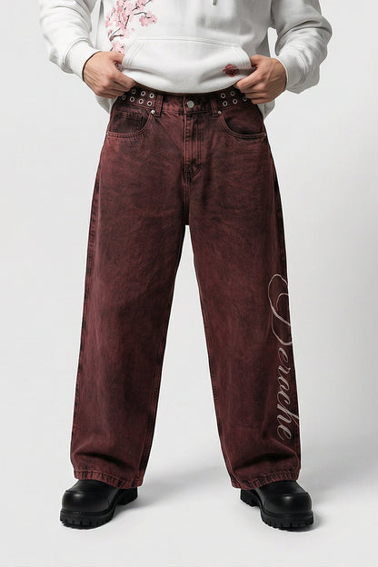 Calligraphy jeans