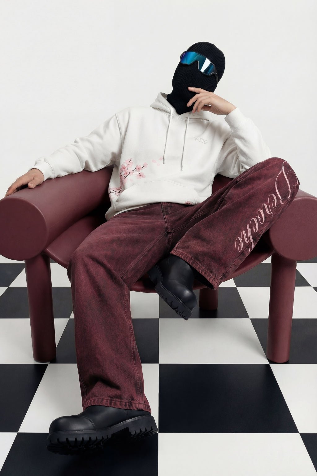 Calligraphy jeans