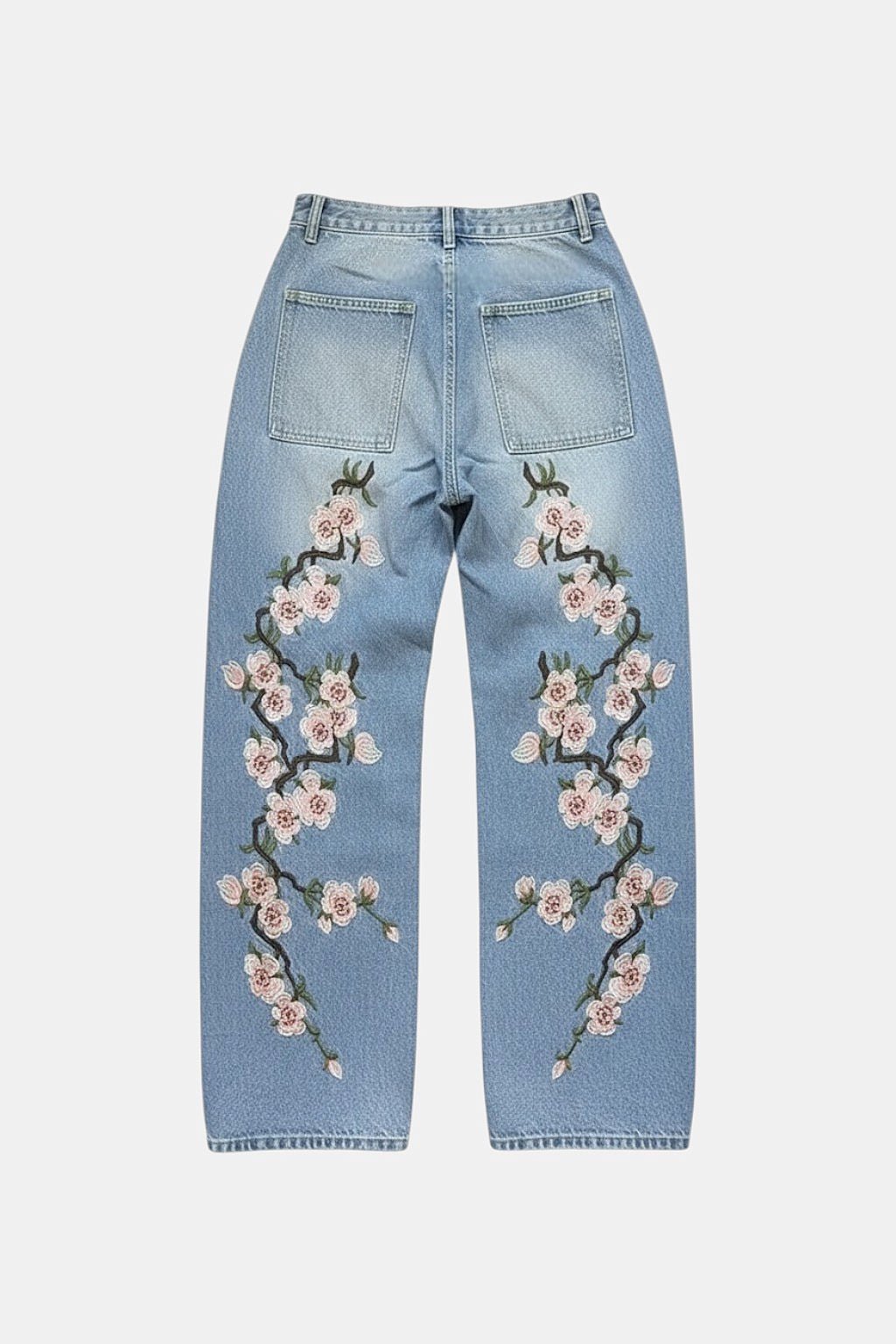 Cherry blossom jeans