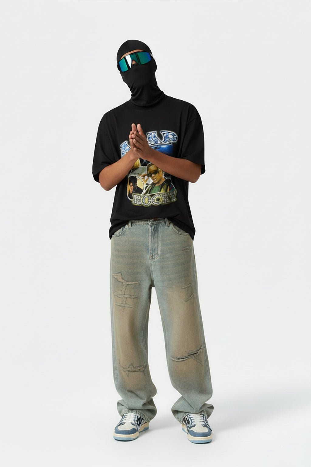 Jean effet sale