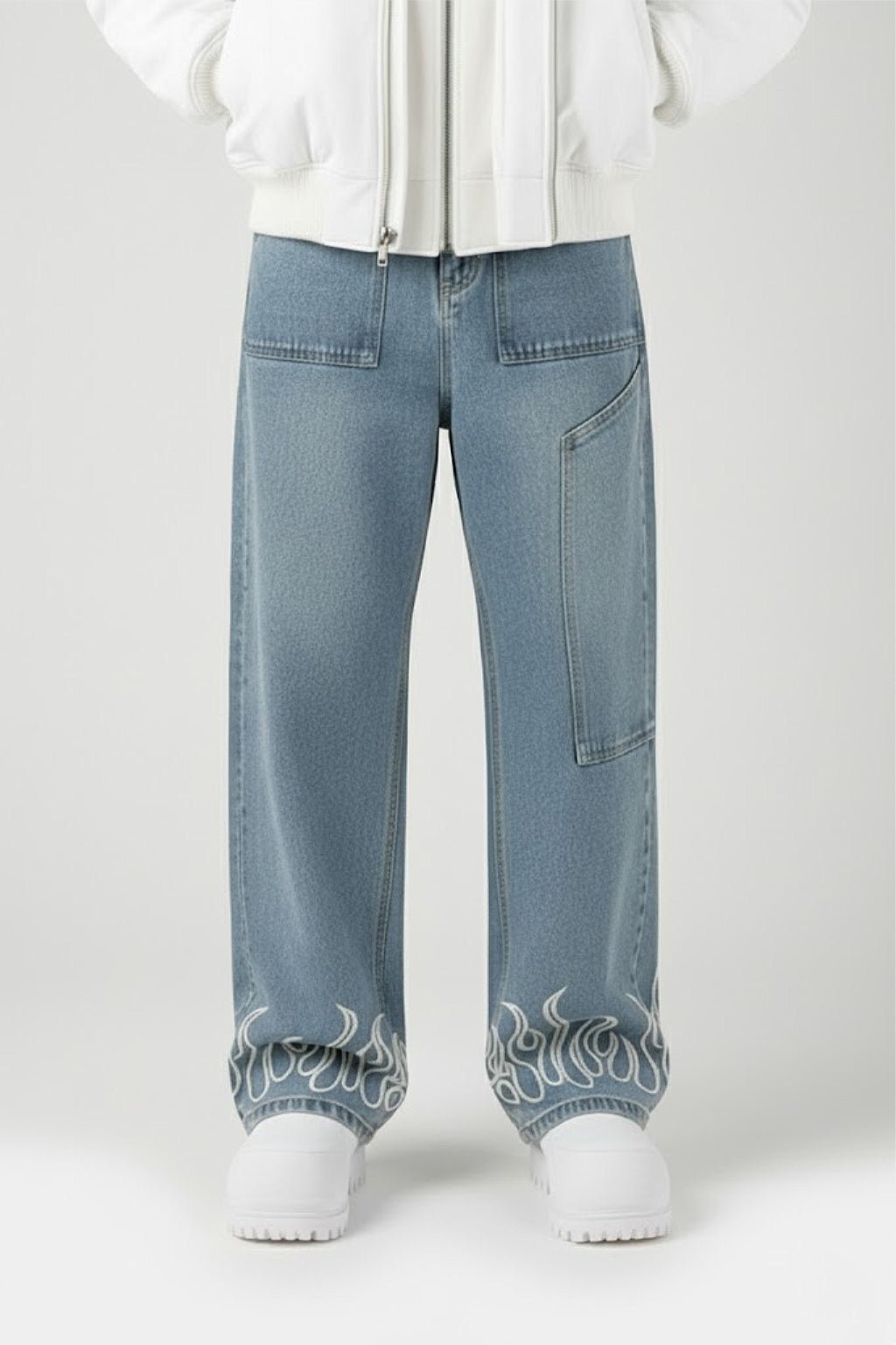 Flame jeans