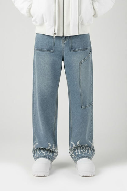 Flame jeans