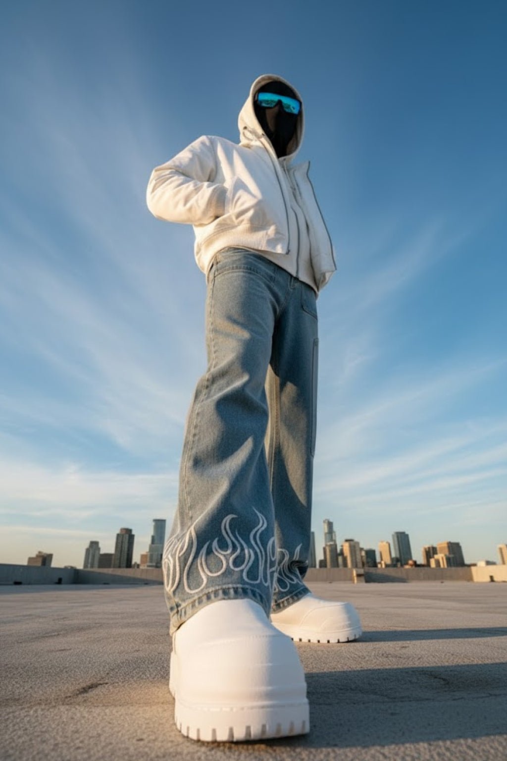 Flame jeans