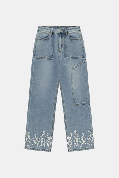 Flame jeans