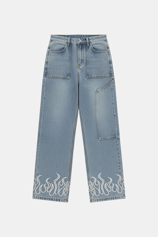 Flame jeans