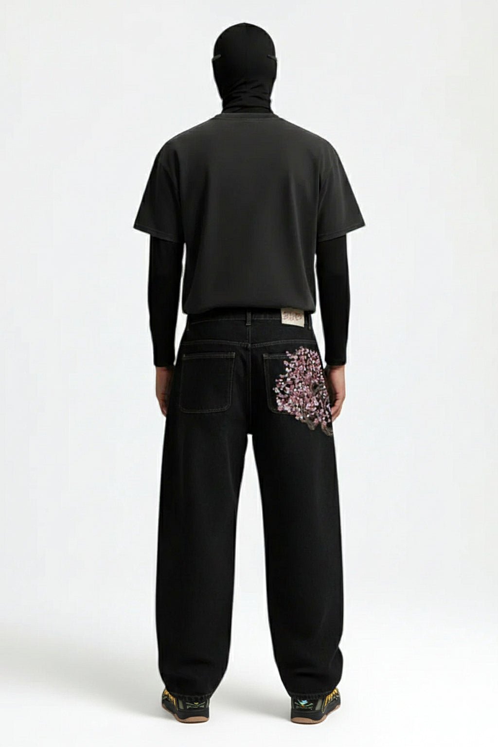 Japanese printed jeans