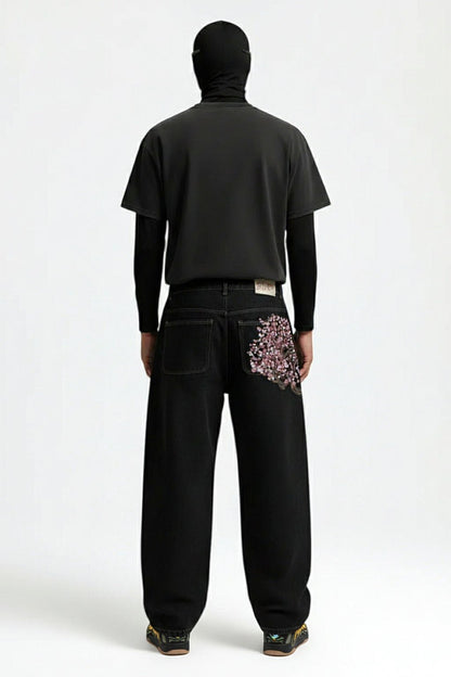 Japanese printed jeans