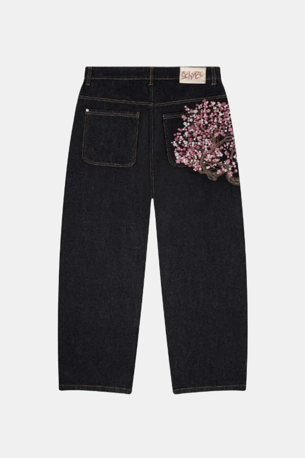 Japanese printed jeans