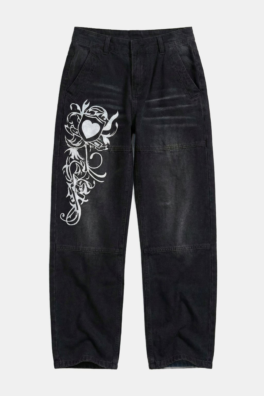 Low-rise Y2K jeans