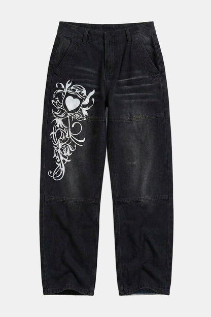 Low-rise Y2K jeans