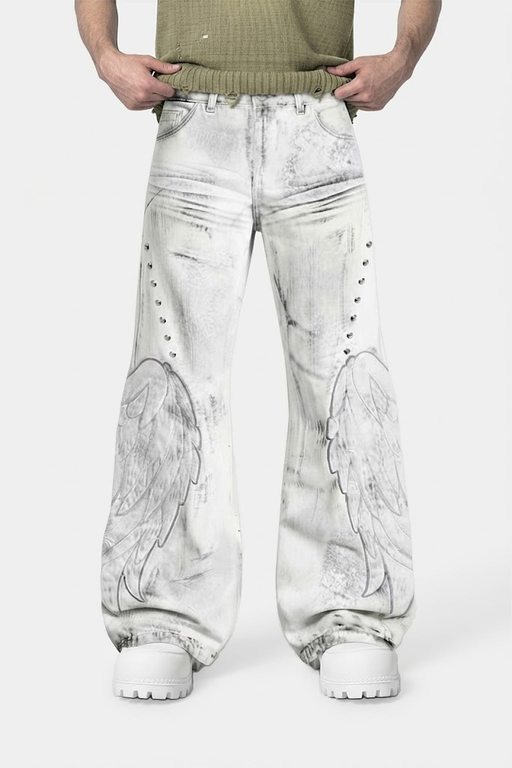 Jeans ailes d'ange