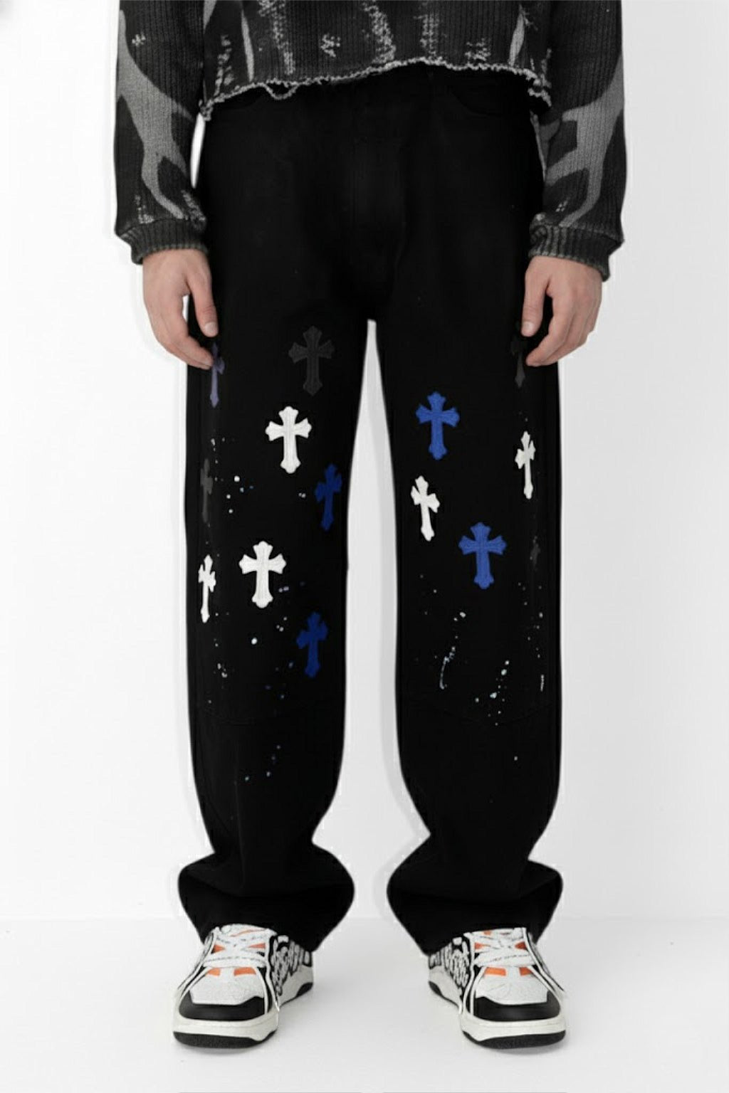 Custom cross jeans