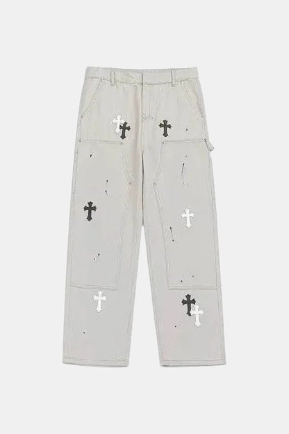 Jeans custom croix